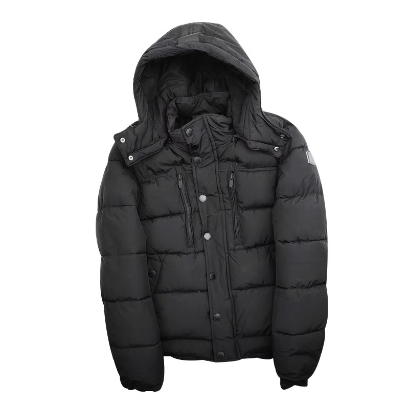 เสื้อกันหนาว เสื้อฮู้ดเฟอร์ บุนวมอุ่น สีขาว แบรนด์ SMOG (padded puffer coat ขาว