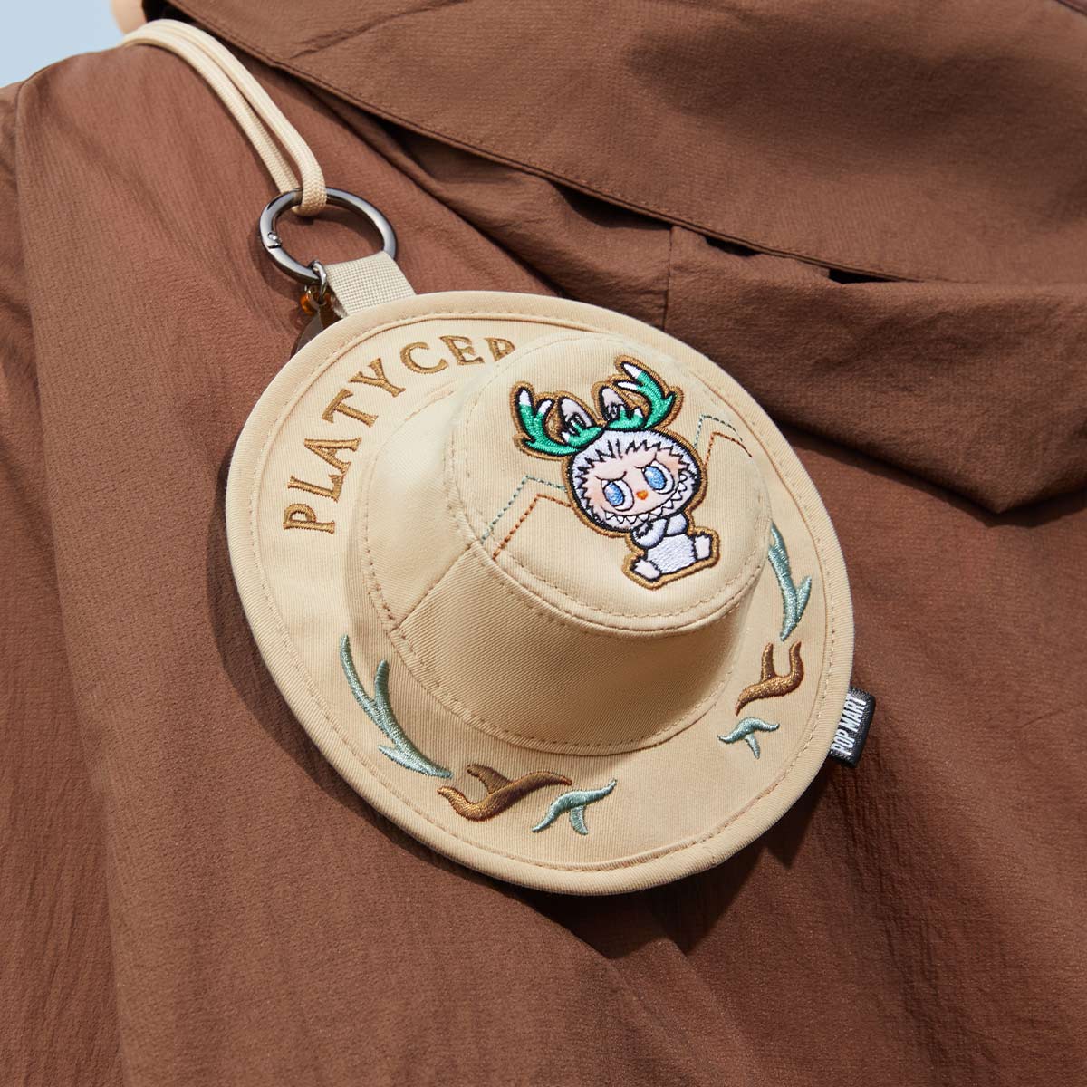 POP MART กล่องสุ่มTHE MONSTERS FALL IN WILD SERIES Bucket Hat Mini Bag Blind Box