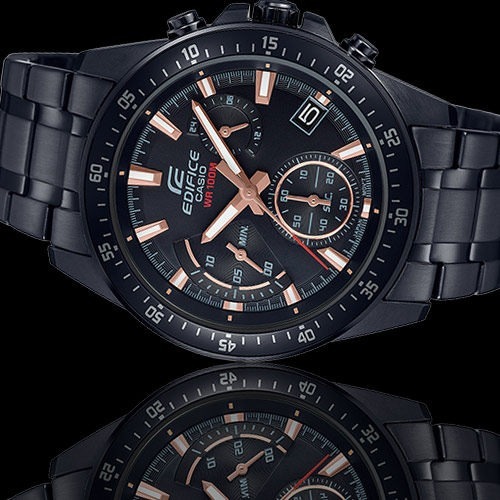 CASIO EDIFICE นาฬิกาข้อมือ นาฬิกากันน้ำ นาฬิกาของแท้ ประกันศูนย์ CMG 1 ปี รุ่น EFV-540DC-1B นาฬิกาสีดำ