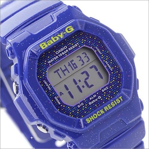 CASIO BABY-G นาฬิกาข้อมือ นาฬิกากันน้ำ นาฬิกาของแท้ ประกันศูนย์ CMG 1 ปี รุ่น BG-5600GL-2D นาฬิกาสีน้ำเงิน