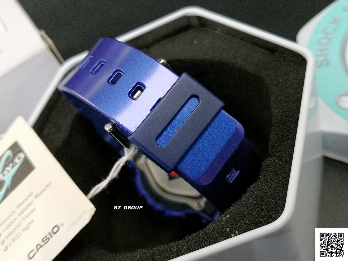 CASIO BABY-G นาฬิกาข้อมือ นาฬิกากันน้ำ นาฬิกาของแท้ ประกันศูนย์ CMG 1 ปี รุ่น BA-112-2A นาฬิกาสีน้ำเงิน