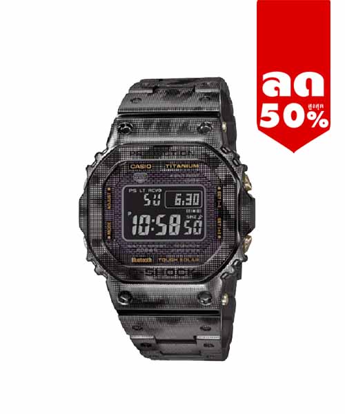 CASIO G-SHOCK นาฬิกาข้อมือ นาฬิกากันน้ำ นาฬิกาของแท้ ประกันศูนย์ CMG 1 ปี รุ่น GMW-B5000TCM-1D นาฬิกาสีดำ