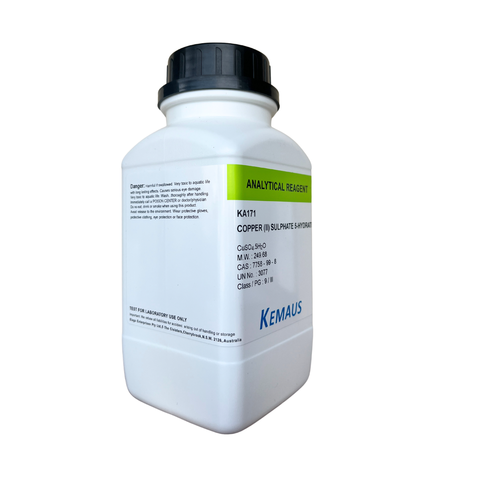 Copper (II) Sulphate 5-hydrate(Cupric Sulphate), AR KemAus™