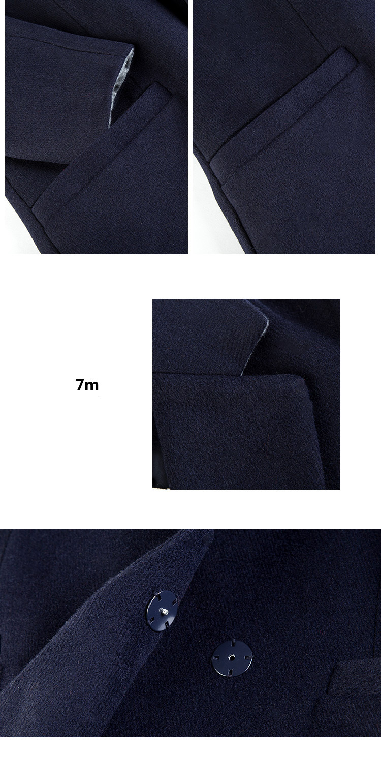 7m mix&match เสื้อโค้ท เสื้อกันหนาว เนื้อผ้าสักหลาดวูล สีแดง แบรนด์ 7m