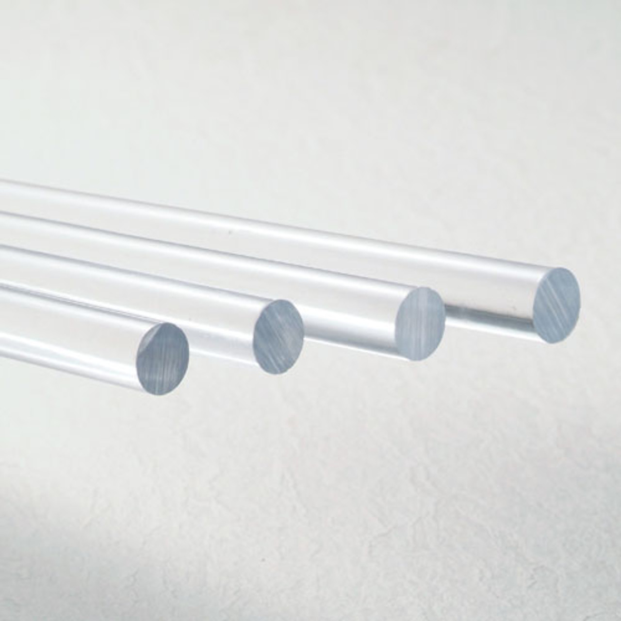 แท่งตันอะคริลิค Dia 10 mm. ยาว 42 cm.