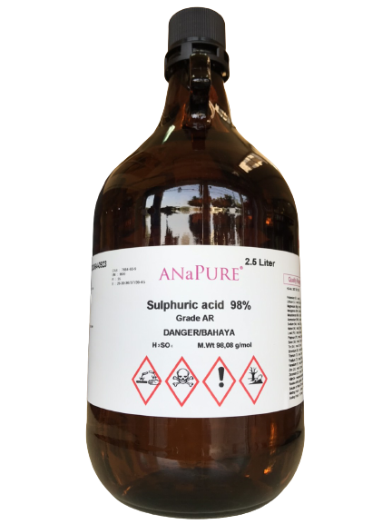 Sulfuric Acid 98%, AR 2.5L. ANaPURE™