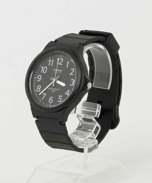 CASIO นาฬิกาคาสิโอ นาฬิกาข้อมือ นาฬิกากันน้ำ นาฬิกาของแท้ ประกันศูนย์ CMG 1 ปี รุ่น MW-240-1B นาฬิกาสีดำ