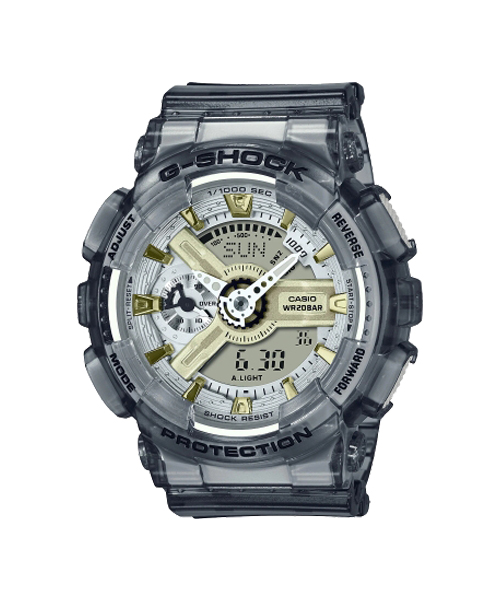 CASIO G-SHOCK นาฬิกาข้อมือ นาฬิกากันน้ำ นาฬิกาของแท้ ประกันศูนย์ CMG 1 ปี รุ่น GMA-S110GS-8A นาฬิกาสีดำ