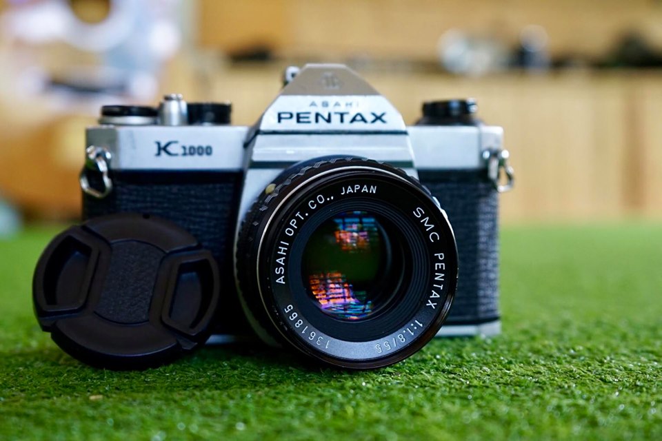 ASAHI PENTAX K1000+SMC PENTAX 55MM.F1.8