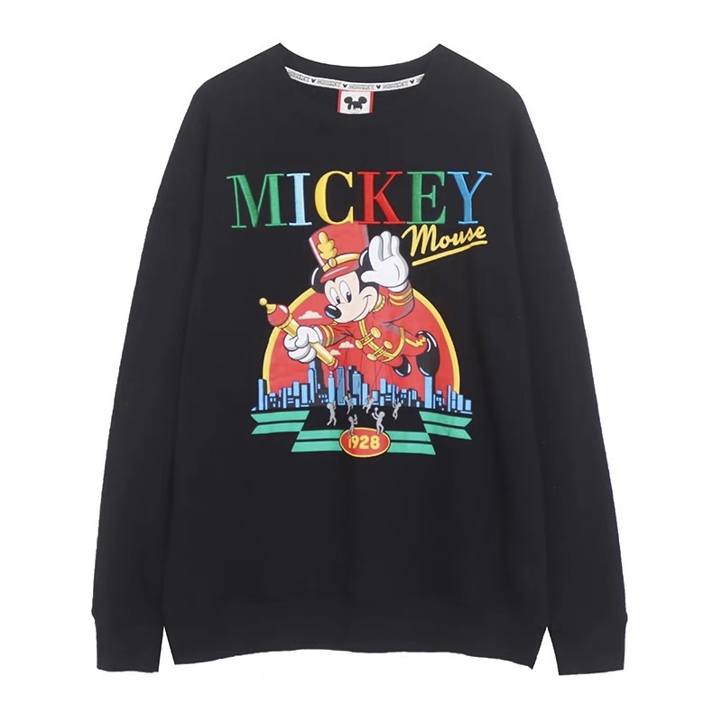 เสื้อ sweatshirt Mickey Ballon squad 2MM MACYS วอร์ม สเวตเตอร์ Disney เสื้อมิคกี้ mickey Vintage แขนยาว สีดำ ลายการ์ตูนมิคกี้ งาน DISNEYงานสวย มาก สำเนา สำเนา สำเนา สำเนา สำเนา สำเนา สำเนา ดำ