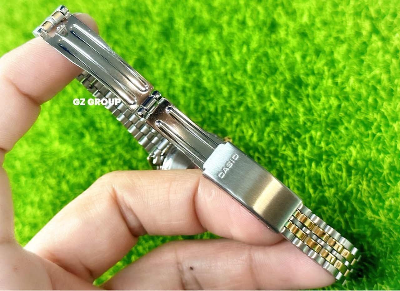 CASIO นาฬิกาคาสิโอ นาฬิกาข้อมือ นาฬิกากันน้ำ นาฬิกาของแท้ ประกันศูนย์ CMG 1 ปี รุ่น LTP-1129G-7A นาฬิกาสีทอง