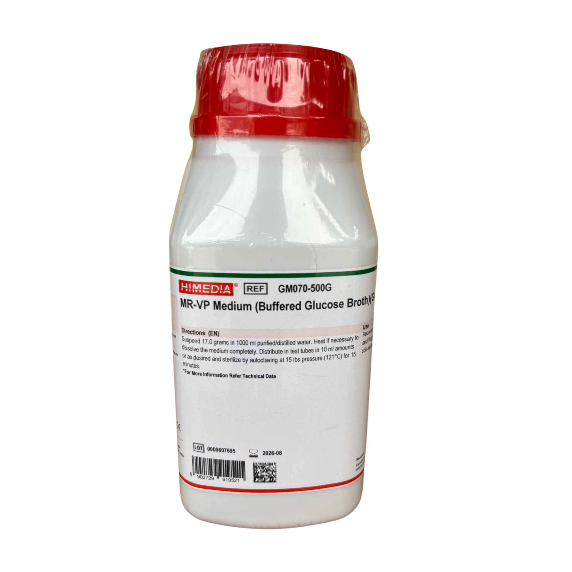 MR-VP Medium(Buffered Glucose Broth), Granulated 500 g. Himedia®