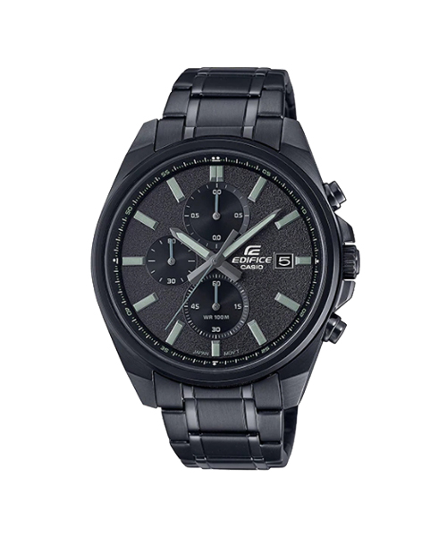CASIO EDIFICE นาฬิกาข้อมือ นาฬิกากันน้ำ นาฬิกาของแท้ ประกันศูนย์ CMG 1 ปี รุ่น EFV-610DC-1A นาฬิกาสีดำ