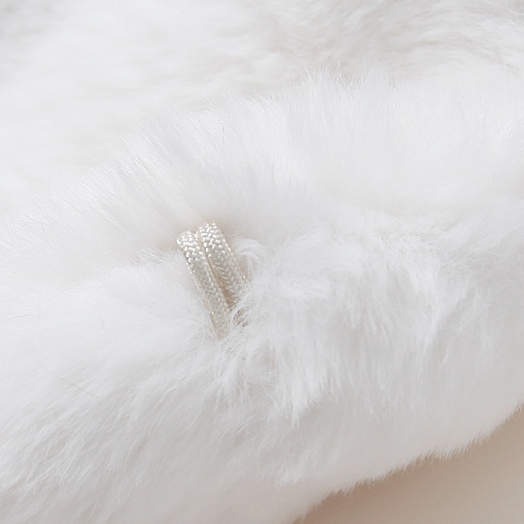 Selected เสื้อเฟอร์กันหนาว เสื้อขน Fluffy coat สีขาว แบรนด์ SELECTED สำเนา สำเนา สำเนา สำเนา