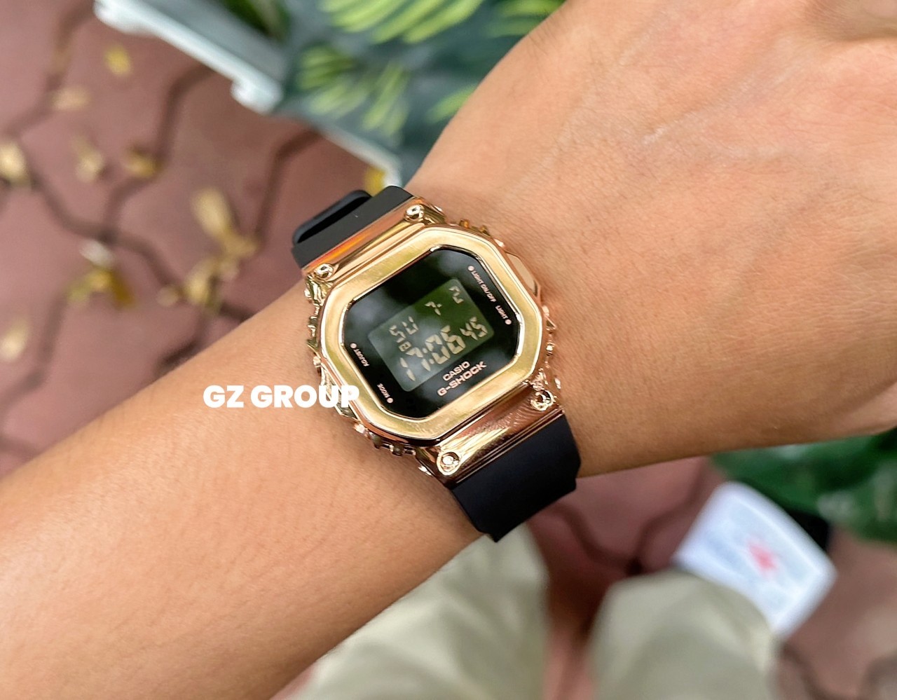 CASIO MID YEAR SALE G-SHOCK พร้อมส่ง นาฬิกาข้อมือ นาฬิกากันน้ำ นาฬิกาของแท้ ประกันศูนย์ CMG 1 ปี รุ่น GM-S5600PG-1 นาฬิกาสีดำ