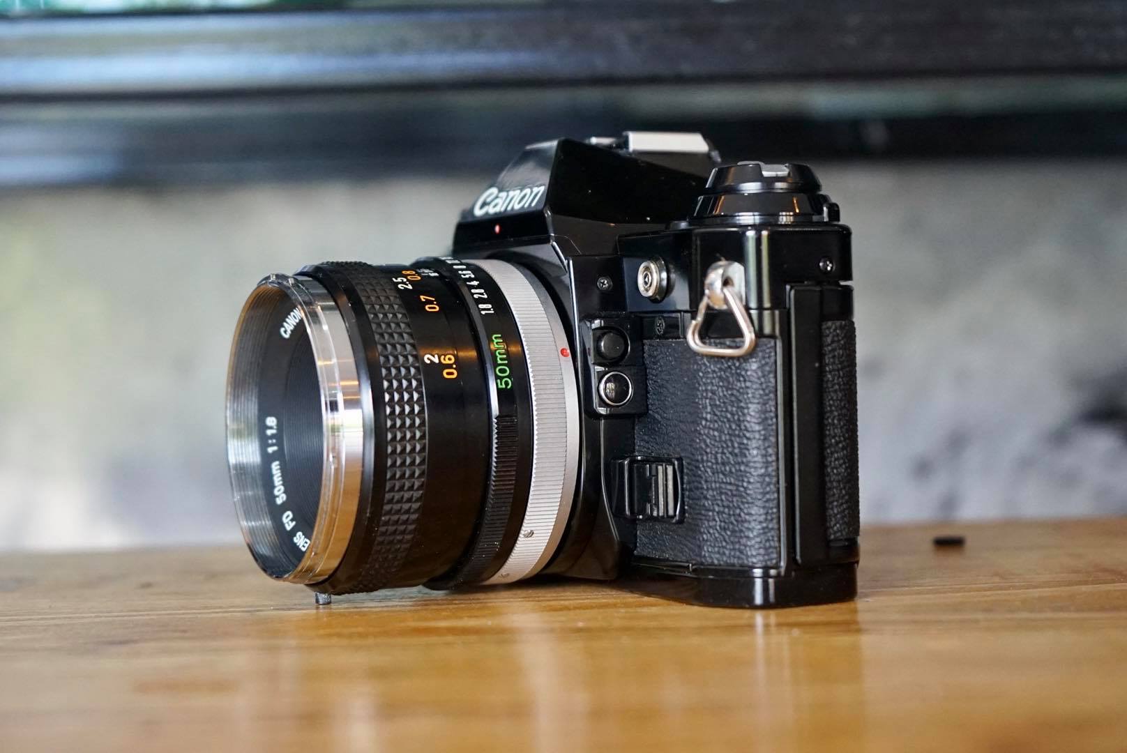 CANON AE1 PROGRAM CANON LENS FD50MM.F1.8