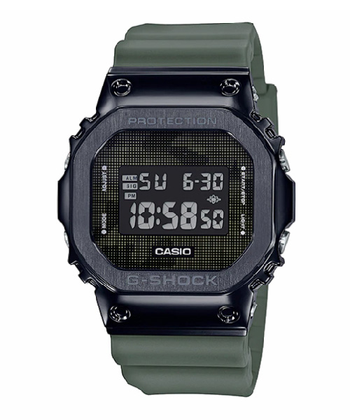 CASIO G-SHOCK นาฬิกาข้อมือ นาฬิกากันน้ำ นาฬิกาของแท้ ประกันศูนย์ CMG 1 ปี รุ่น GM-5600B-3 นาฬิกาสีเขียว