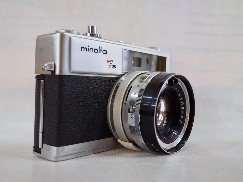 MINOLTA HI-MATIC 7S MINOLTA ROKKOR-PF45MM.F1.8