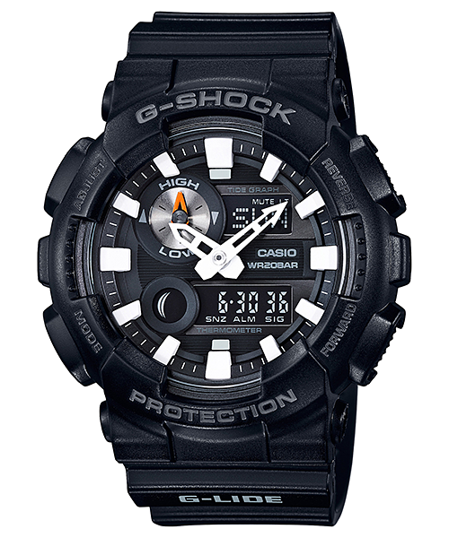 CASIO G-SHOCK นาฬิกาข้อมือ นาฬิกากันน้ำ นาฬิกาของแท้ ประกันศูนย์ CMG 1 ปี รุ่น GAX-100B-1A นาฬิกาสีดำ