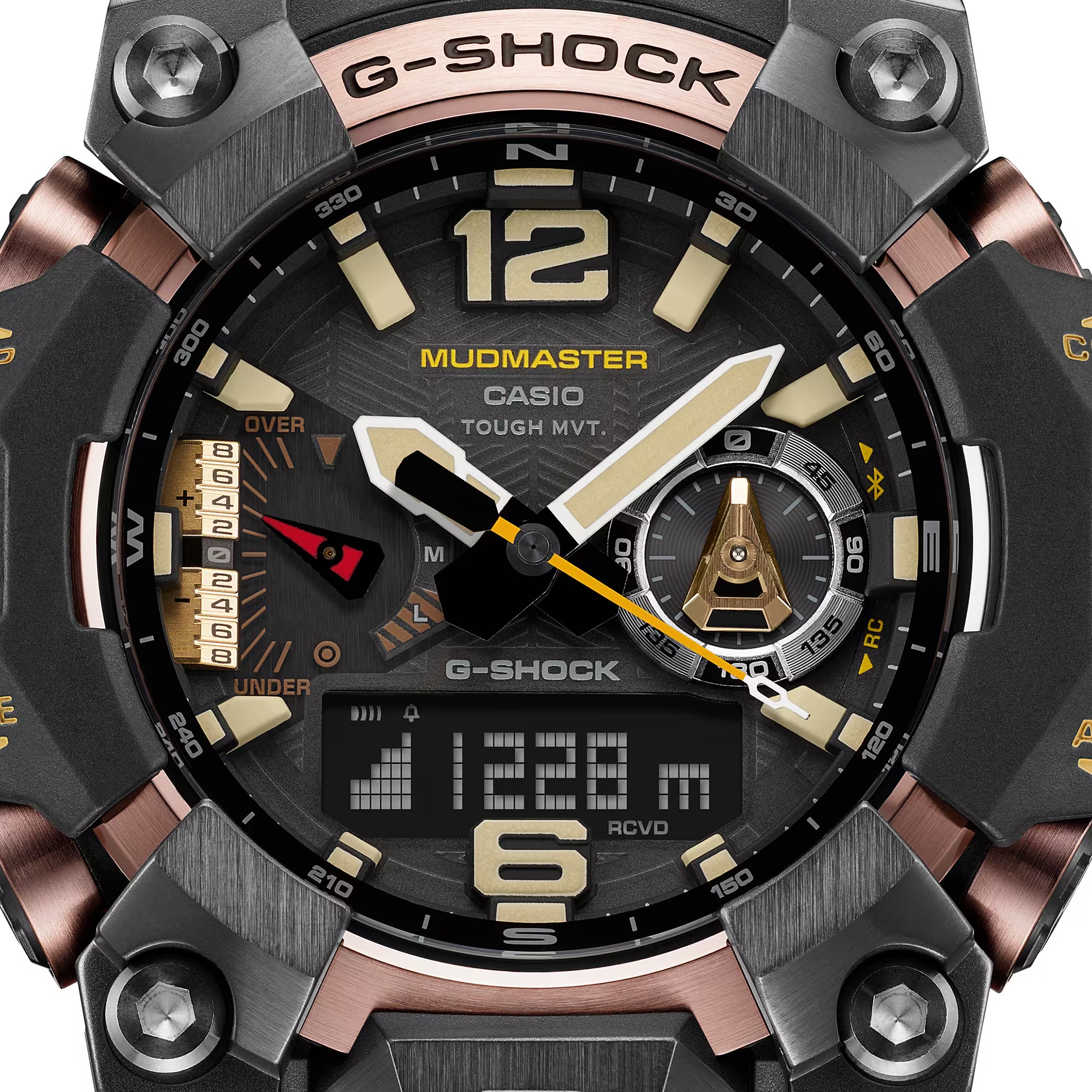 CASIO G-SHOCK นาฬิกาข้อมือ นาฬิกากันน้ำ นาฬิกาของแท้ ประกันศูนย์ CMG 1 ปี รุ่น GWG-B1000-1A4 นาฬิกาสีแดง