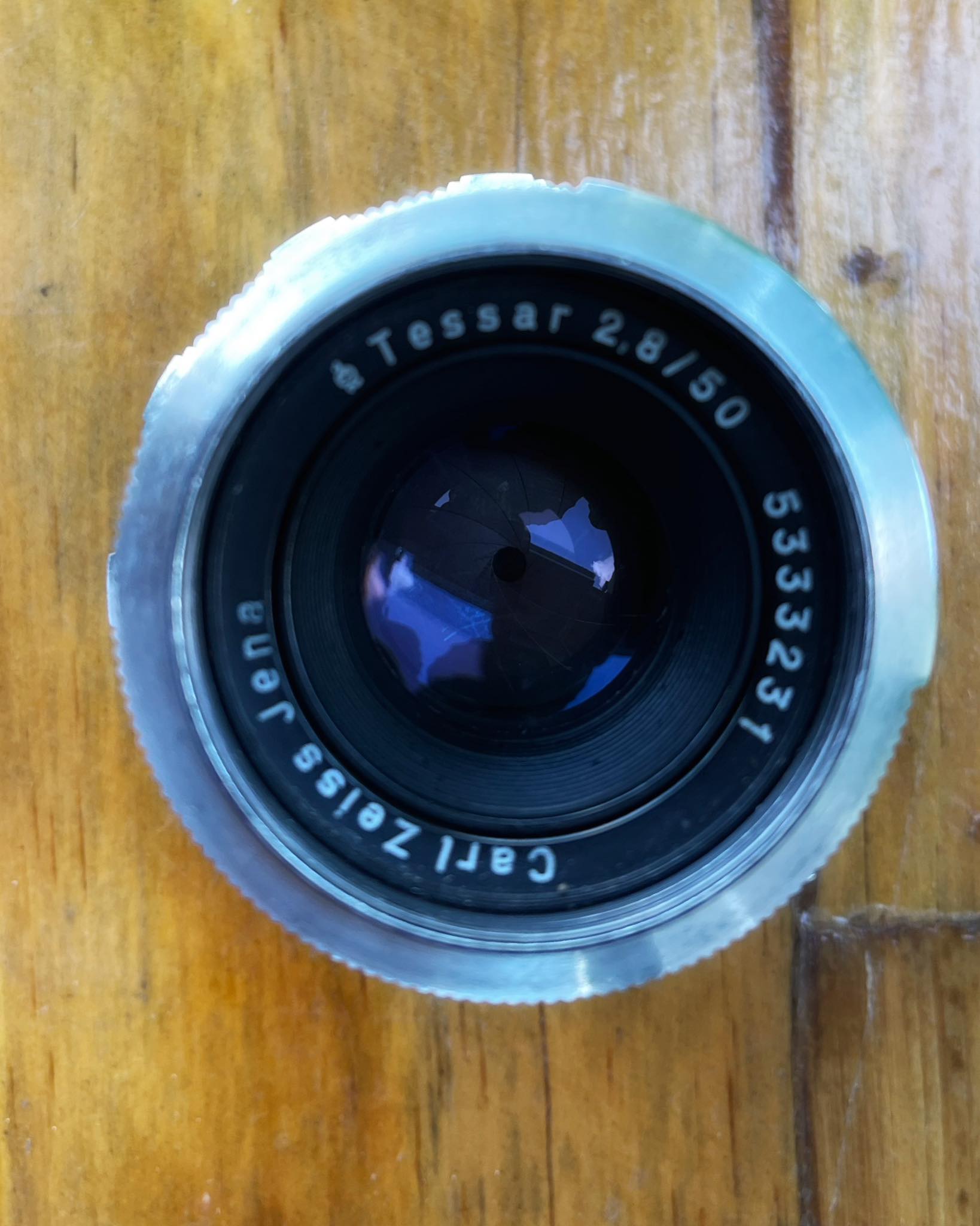 CARL ZEISS JENA TASSAR 50MM.F2.8 Q1 EXAKTAR MOUNT