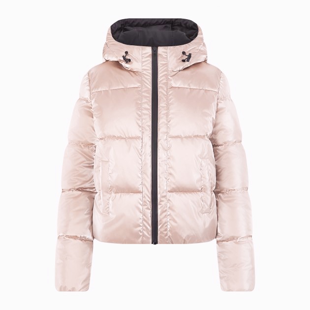 Oodji เสื้อกันหนาว เสื้อฮู้ด บุนวมอุ่น สีแชมเปญ แบรนด์ Oodji Ultra (padded puffer coAt