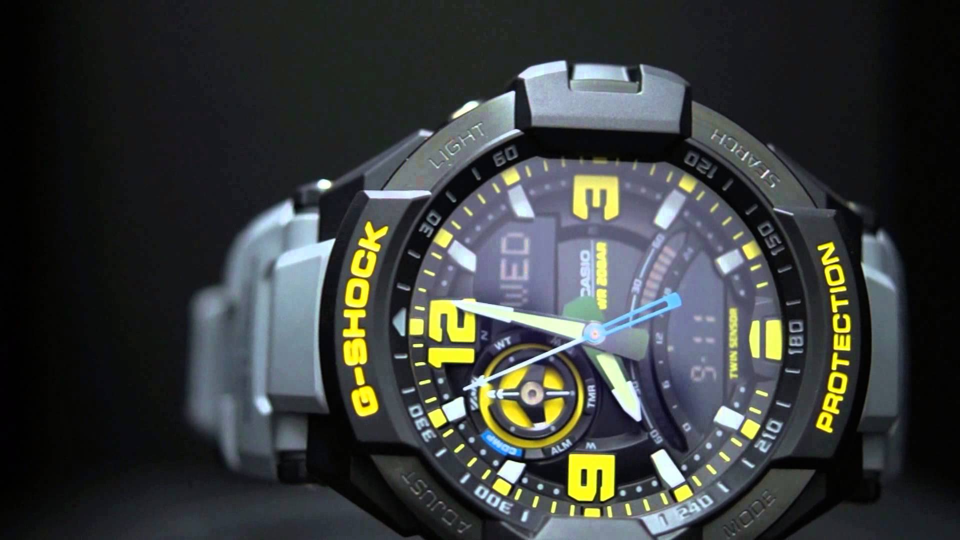 CASIO G-SHOCK นาฬิกาข้อมือ นาฬิกากันน้ำ นาฬิกาของแท้ ประกันศูนย์ CMG 1 ปี รุ่น GA-1000-8A นาฬิกาสีเทา