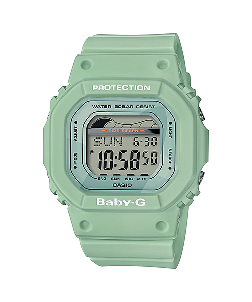 CASIO BABY-G นาฬิกาข้อมือ นาฬิกากันน้ำ นาฬิกาของแท้ ประกันศูนย์ CMG 1 ปี รุ่น BLX-560-3D นาฬิกาสีเขียว