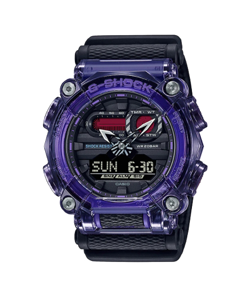 CASIO G-SHOCK นาฬิกาข้อมือ นาฬิกากันน้ำ นาฬิกาของแท้ ประกันศูนย์ CMG 1 ปี รุ่น GA-900TS-6A นาฬิกาสีม่วง