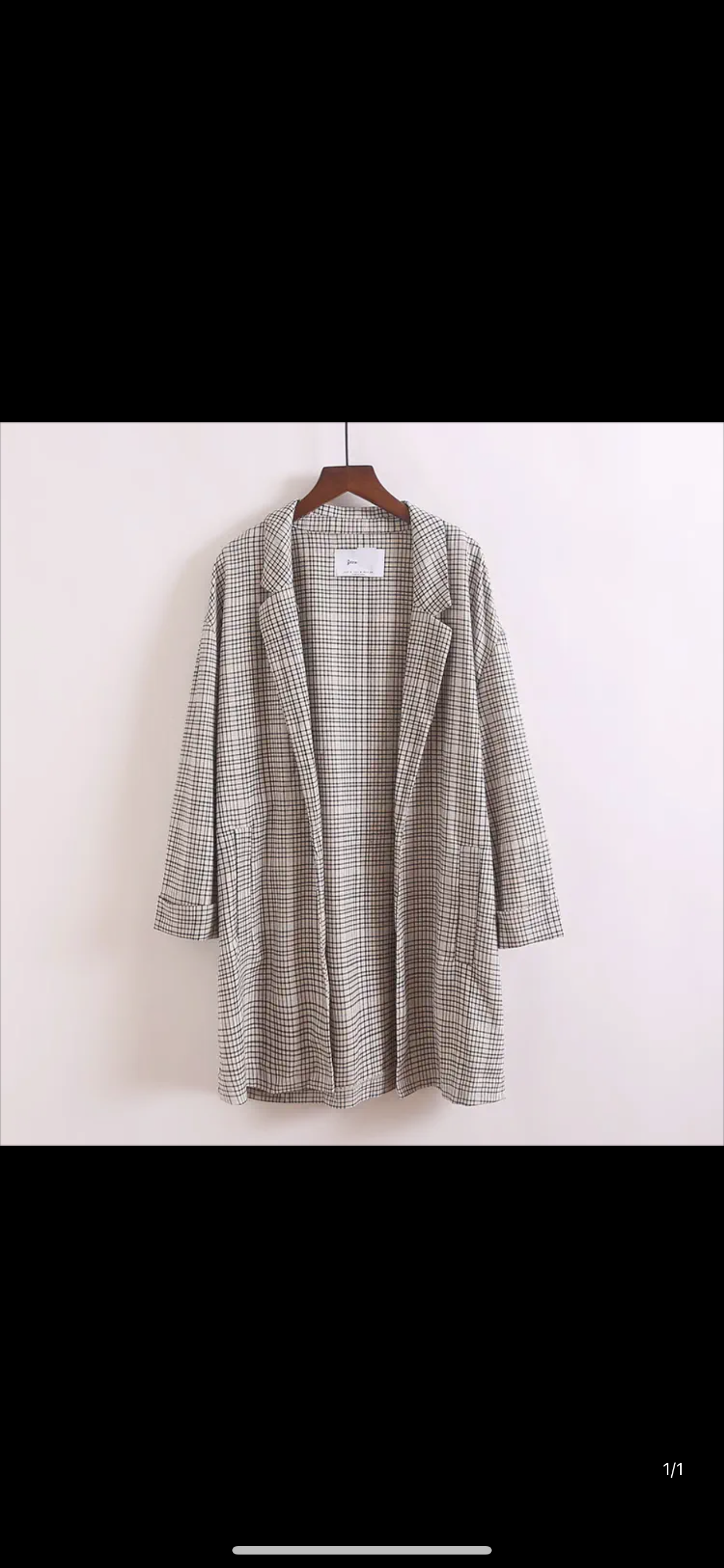เสื้อโค้ท เบลเซอร์ โค้ทลายตาราง checked แบรนด์ STRADIVARIUS