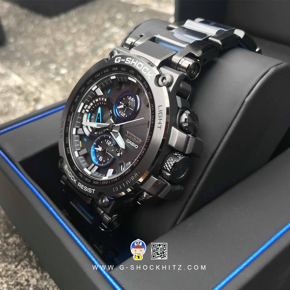 CASIO G-SHOCK นาฬิกาข้อมือ นาฬิกากันน้ำ นาฬิกาของแท้ ประกันศูนย์ CMG 1 ปี รุ่น MTG-B1000BD-1A นาฬิกาสีดำ