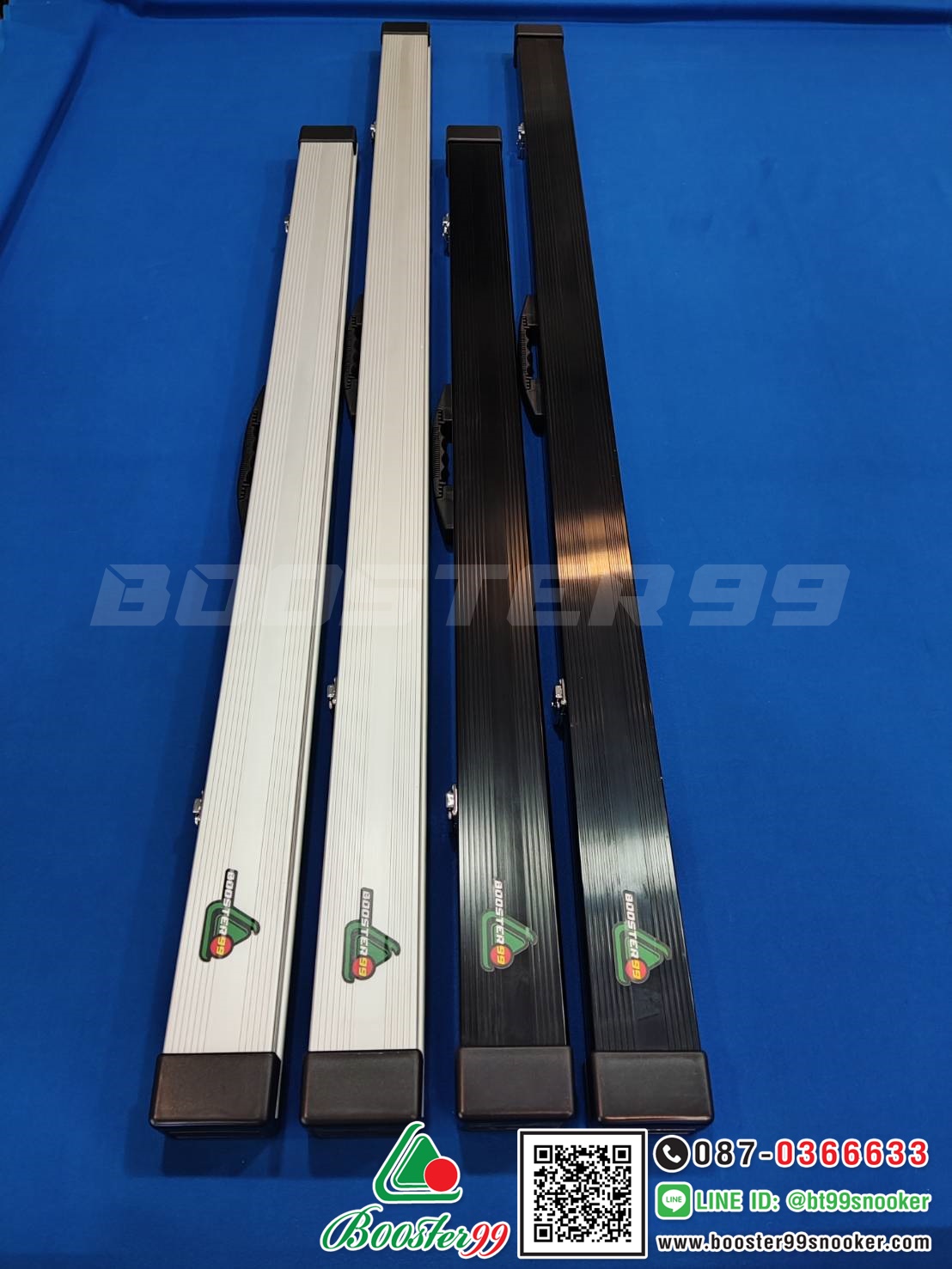 กล่อง ไม้คิว ท่อนเดียว 2ช่อง อลูมิเนียม ทั้งใบ รุ่นB *พิเศษ ฟองน้ำ รุ่นใหม่ (ราคาต่อ 1ใบ)