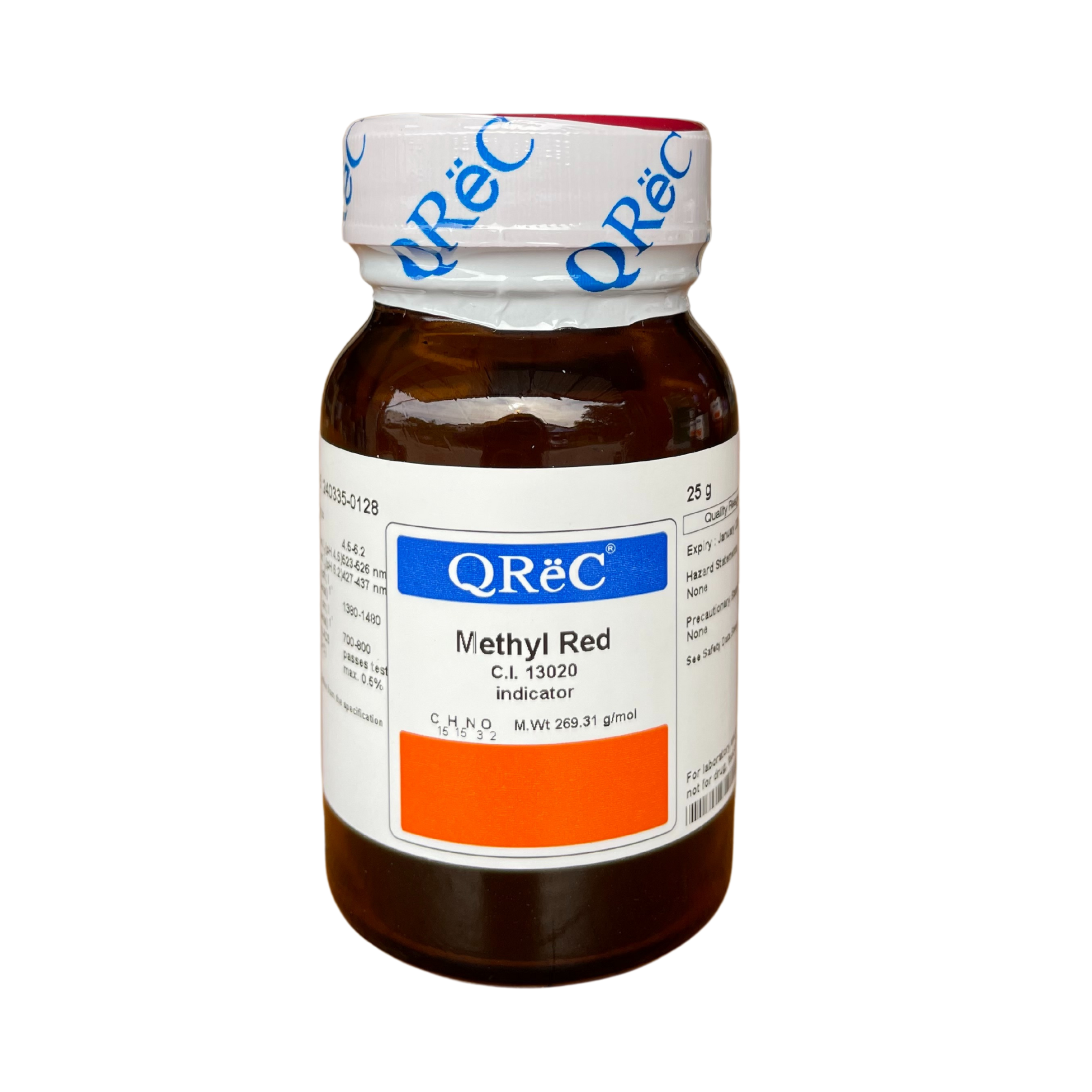 Methyl Red C.I. 13020, Indicator 25 g. QReC™