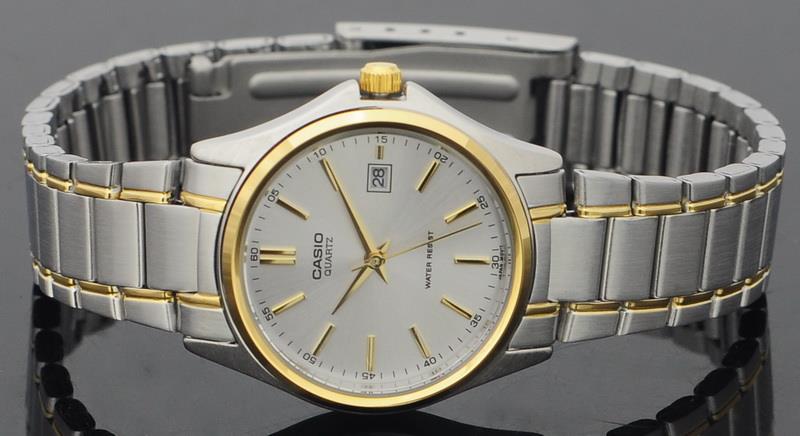 CASIO นาฬิกาคาสิโอ นาฬิกาข้อมือ นาฬิกากันน้ำ นาฬิกาของแท้ ประกันศูนย์ CMG 1 ปี รุ่น LTP-1183G-7A นาฬิกาสีเงิน