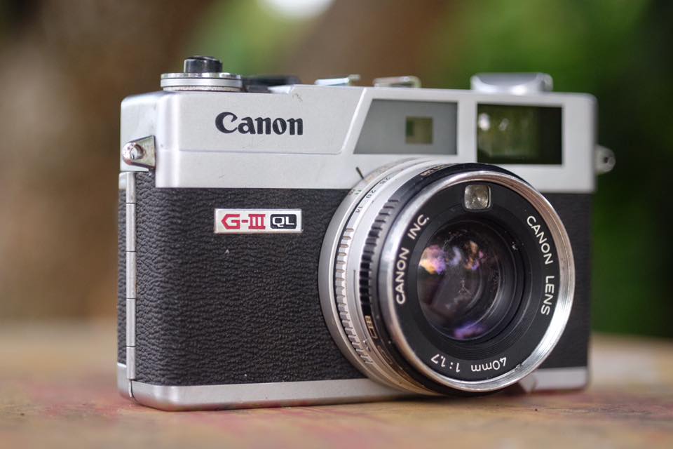 CANON CANONET QL17 G III QL CANON LENS 40MM. F1.7