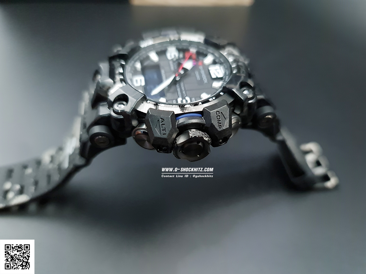 CASIO G-SHOCK นาฬิกาข้อมือ นาฬิกากันน้ำ นาฬิกาของแท้ ประกันศูนย์ CMG 1 ปี รุ่น GWG-2000TLC-1A นาฬิกาสีดำ