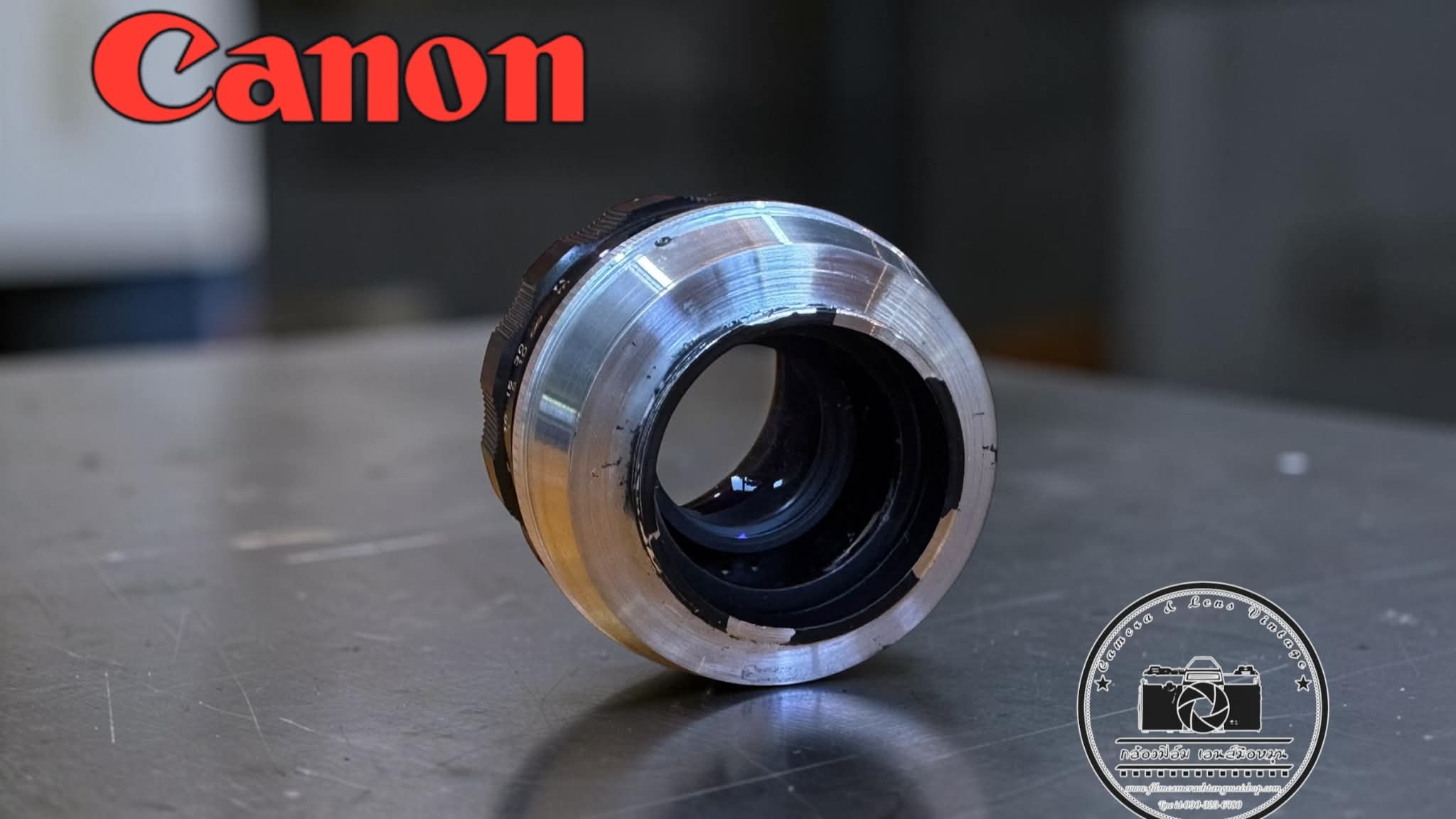 CANON LENS EX 50MM.F1.8 MODIFIED M39 MOUNT