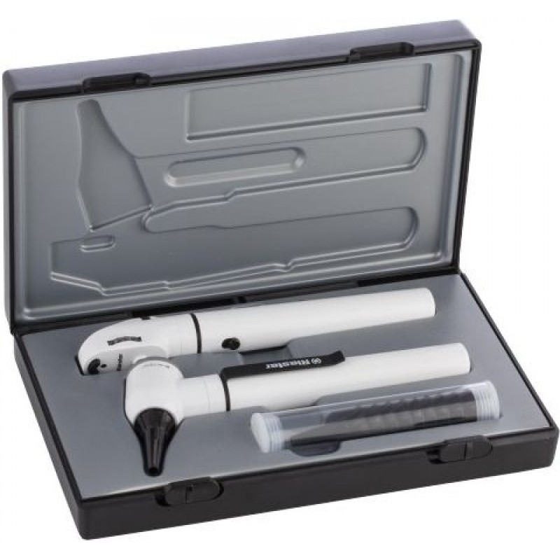 RIESTER เครื่องตรวจหู ตา รุ่น e-scope ชนิดพกพา หลอด LED (แสงขาว) มีกล่องเก็บพลาสติกอย่างดี (สอบถามและสั่งซื้อราคาพิเศษได้ทางไลน์ @ddmedic)