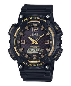 CASIO นาฬิกาคาสิโอ นาฬิกาข้อมือ นาฬิกากันน้ำ นาฬิกาของแท้ ประกันศูนย์ CMG 1 ปี รุ่น AQ-S810W-1A3 นาฬิกาสีดำ