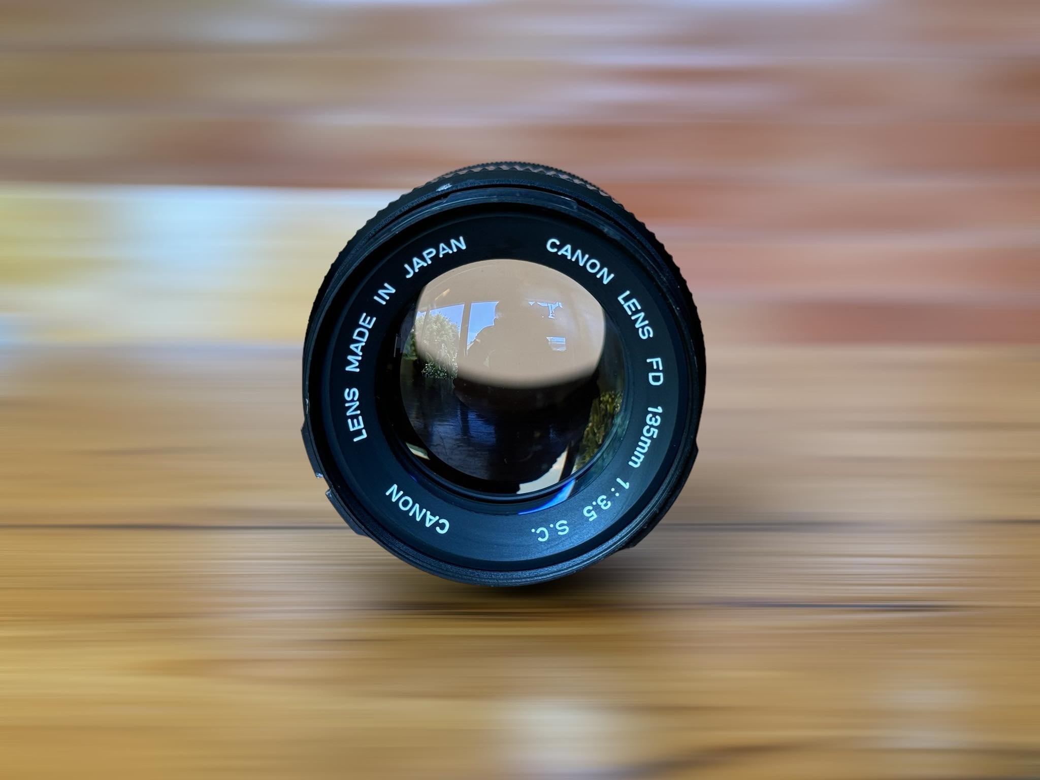 CANON LENS FD135MM.F3.5 S.C. FILTER 55MM.