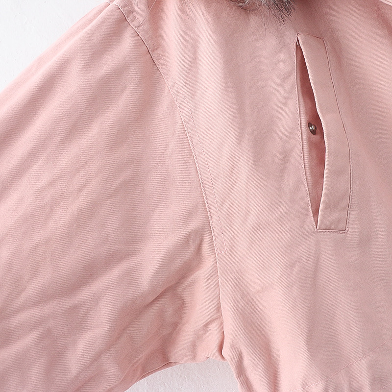 เสื้อโค้ทฮูท BERSHKAกันหนาว Parka สีชมพูอ่อน แต่งขนเฟอร์ ซับขนอุ่นด้านใน (เฟอร์ & ขนอุ่นด้านใน ถอดได้คะ) ดลบได้เลยคะ Size XS/S/M/ L/XL/XXL เขียว