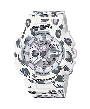 CASIO BABY-G นาฬิกาข้อมือ นาฬิกากันน้ำ นาฬิกาของแท้ ประกันศูนย์ CMG 1 ปี รุ่น BA-110LP-7A นาฬิกาสีขาว