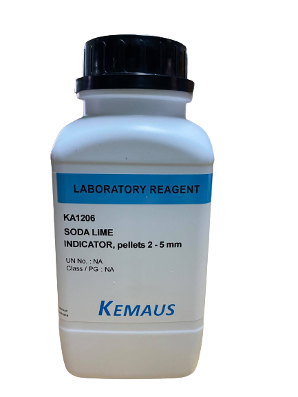 Soda lime with indicator ,AR 500 g. "KemAus"