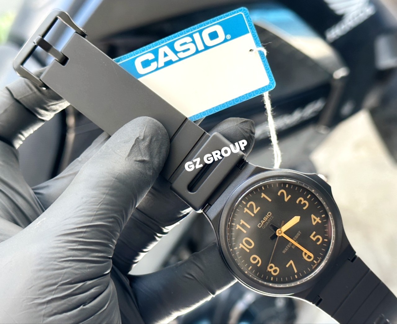 CASIO MID YEAR SALE นาฬิกาคาสิโอ พร้อมส่ง นาฬิกาข้อมือ นาฬิกากันน้ำ นาฬิกาของแท้ BTS ประกันศูนย์ CMG 1 ปี รุ่น MW-240-1B2 นาฬิกาสีดำ