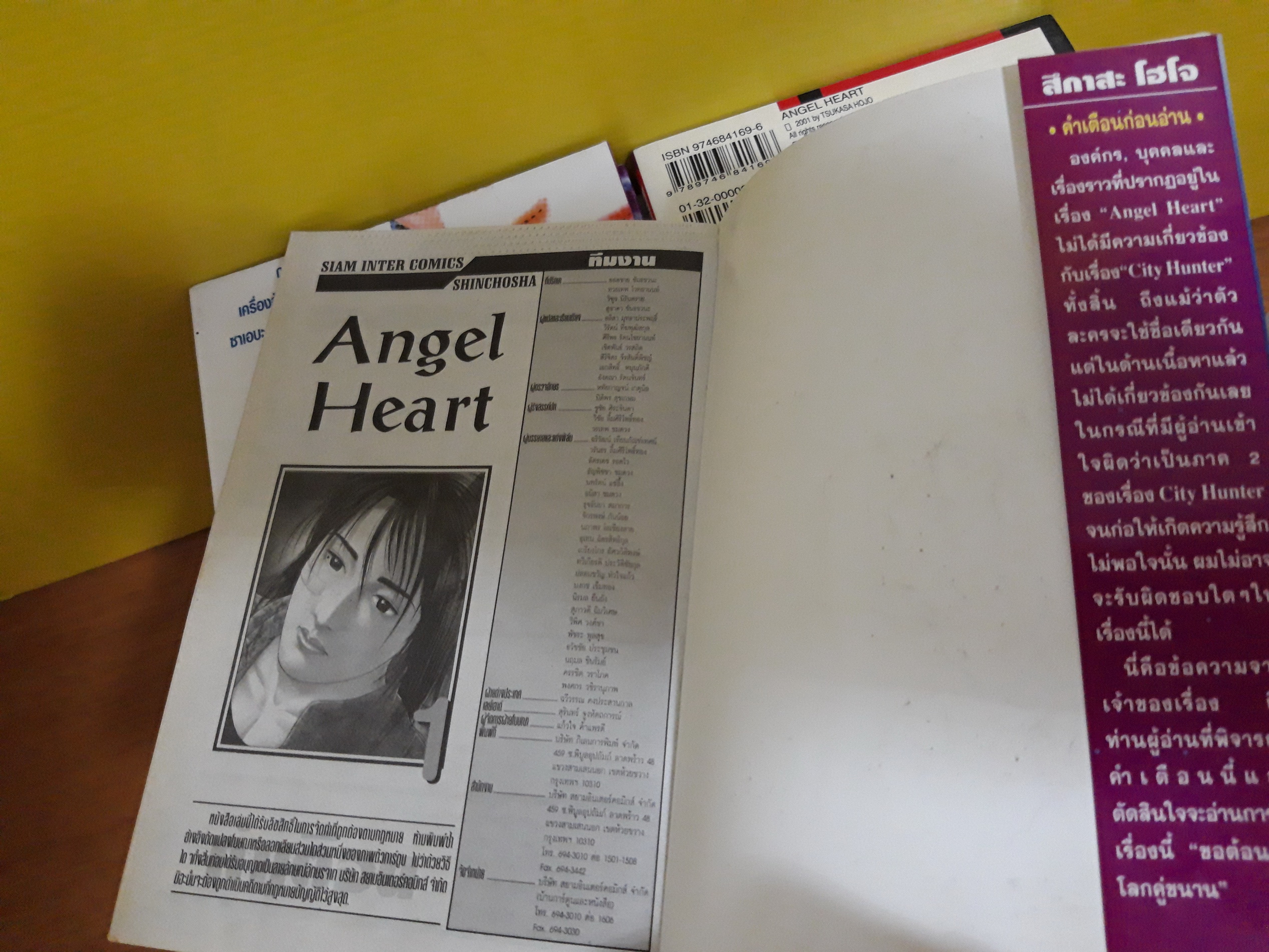 Angle Heart 1-14,17-20,22,23,25 ไม่จบ / * ขาดเล่ม 15,16,21,24,26-33