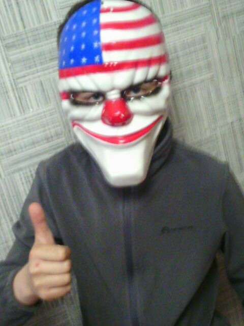 หน้ากากแฟนซี จากเกมส์สุดฮิต Payday2 หน้ากากปาร์ตี้ หน้ากากแฟชั่น หน้ากากฮาโลวีน หน้ากากผี หน้ากากคอสเพลย์ Payday cosplay Halloween Fancy