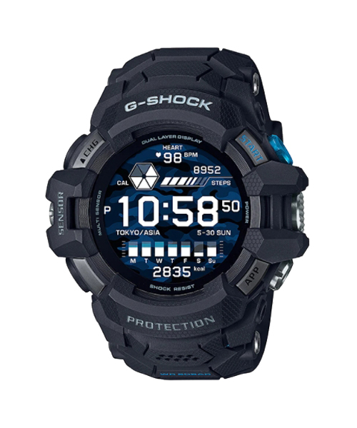CASIO G-SHOCK PRO นาฬิกาข้อมือ นาฬิกากันน้ำ นาฬิกาของแท้ ประกันศูนย์ CMG 1 ปี รุ่น GSW-H1000-1D นาฬิกาสีดำ