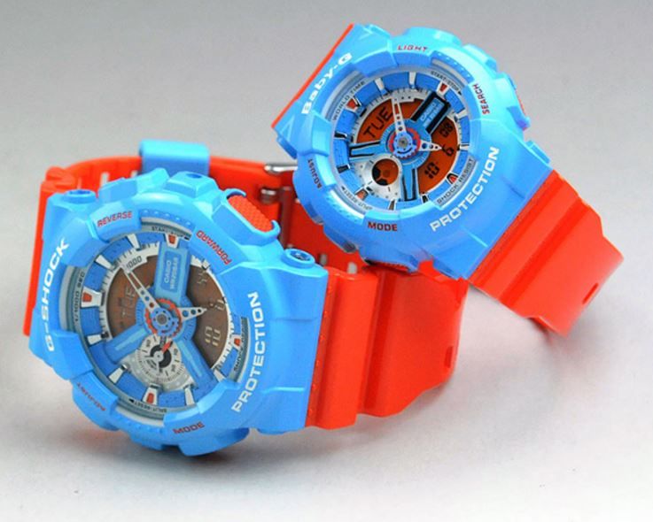 CASIO BABY-G นาฬิกาข้อมือ นาฬิกากันน้ำ นาฬิกาของแท้ ประกันศูนย์ CMG 1 ปี รุ่น BA-110NC-2A นาฬิกาสีฟ้า