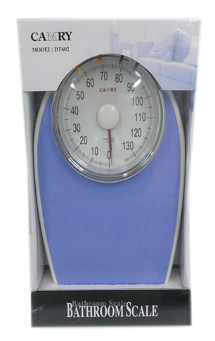 เครื่องชั่งน้ำหนักบุคคลแบบเข็ม ยี่ห้อ Camry รุ่น DT602 พิกัด 136 กิโลกรัม