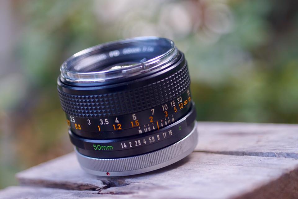 CANON FD LENS 50MM. F1.4 จมูกเงิน FD MOUNT